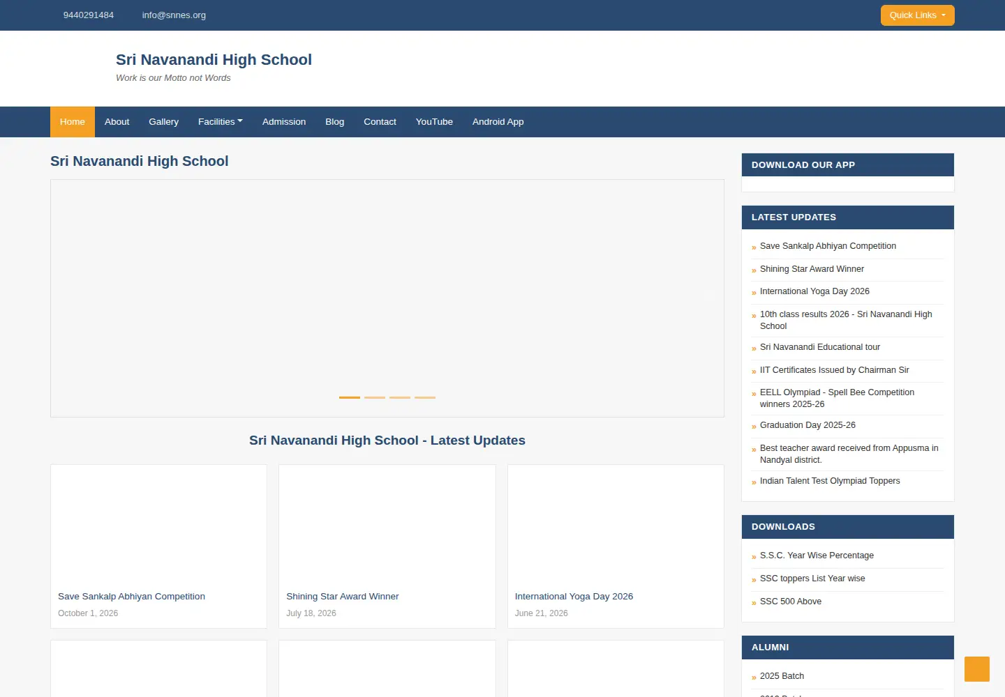 Screenshot of snnes.org