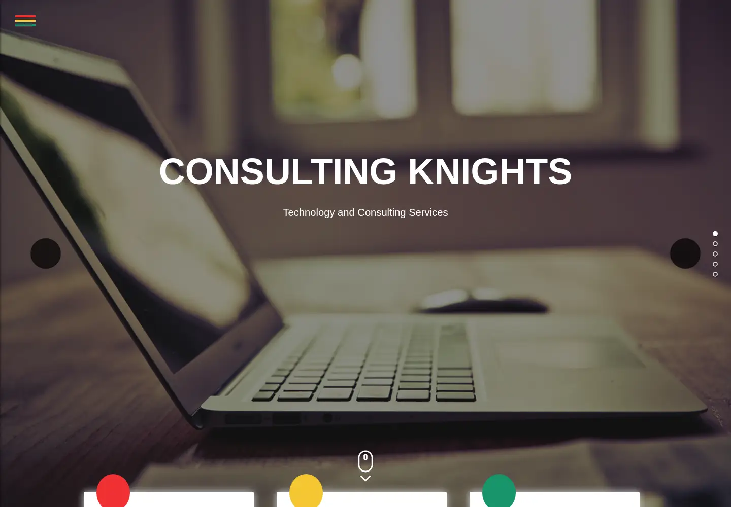 Screenshot of consultingknights.com
