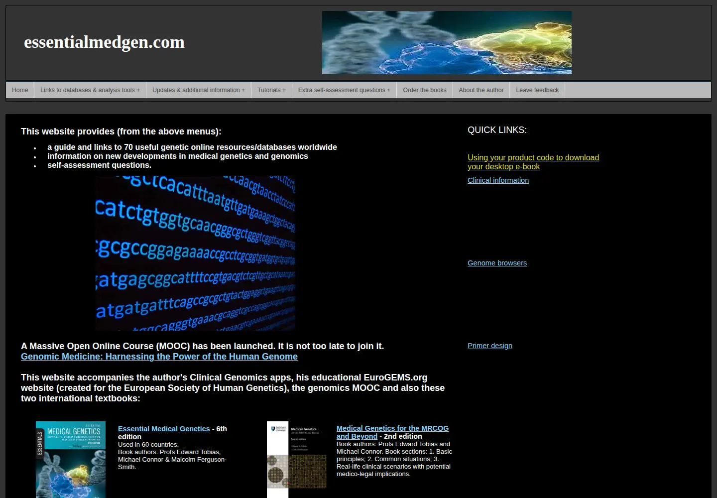 Screenshot of essentialmedgen.com