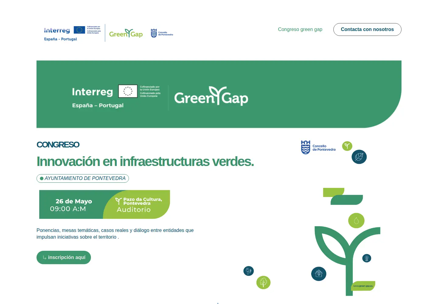 Screenshot of greengappontevedra.com