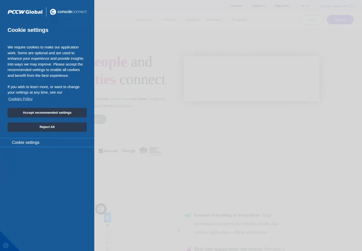 Screenshot of consoleconnect.com