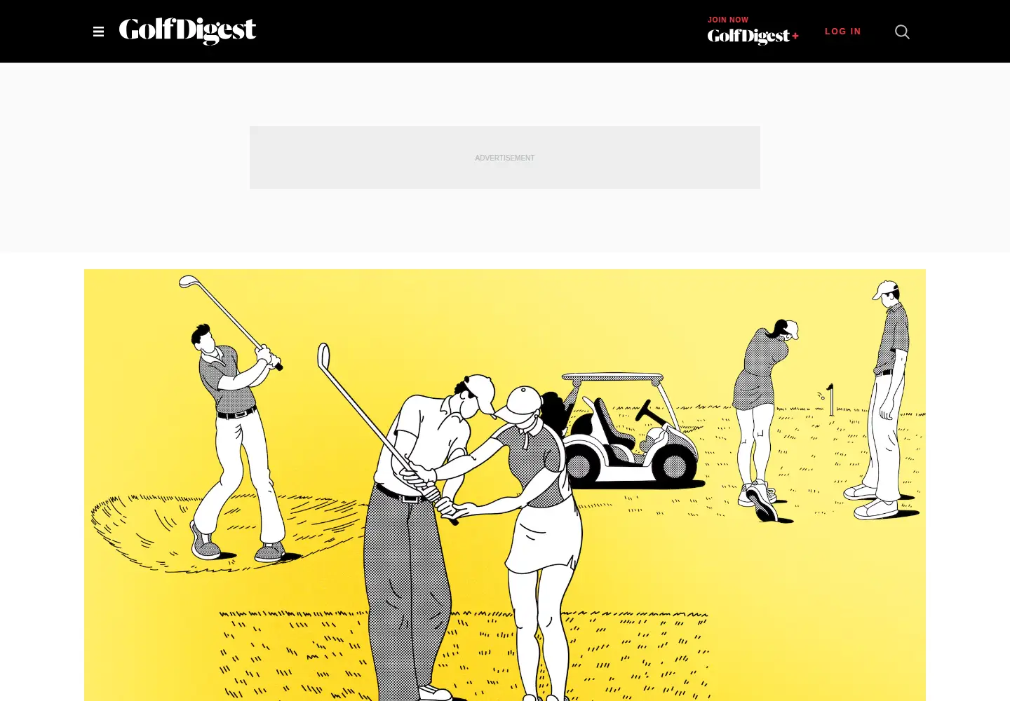 Screenshot of golfdigest.com