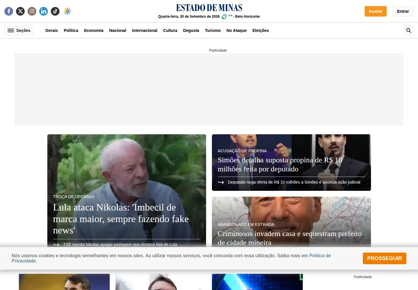 Screenshot of em.com.br