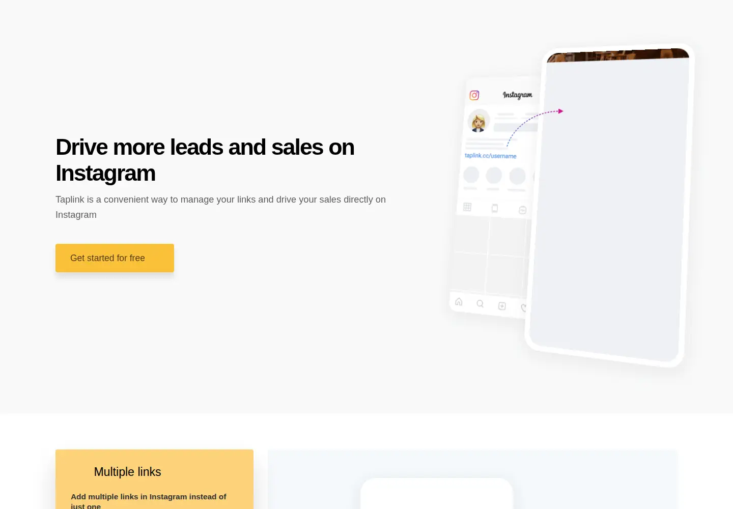 Screenshot of taplink.ws