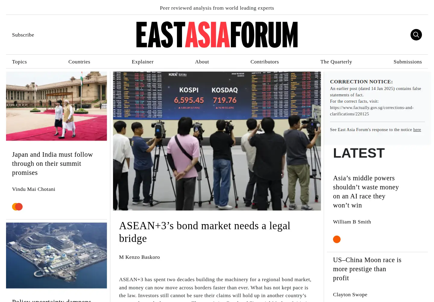 Screenshot of eastasiaforum.org