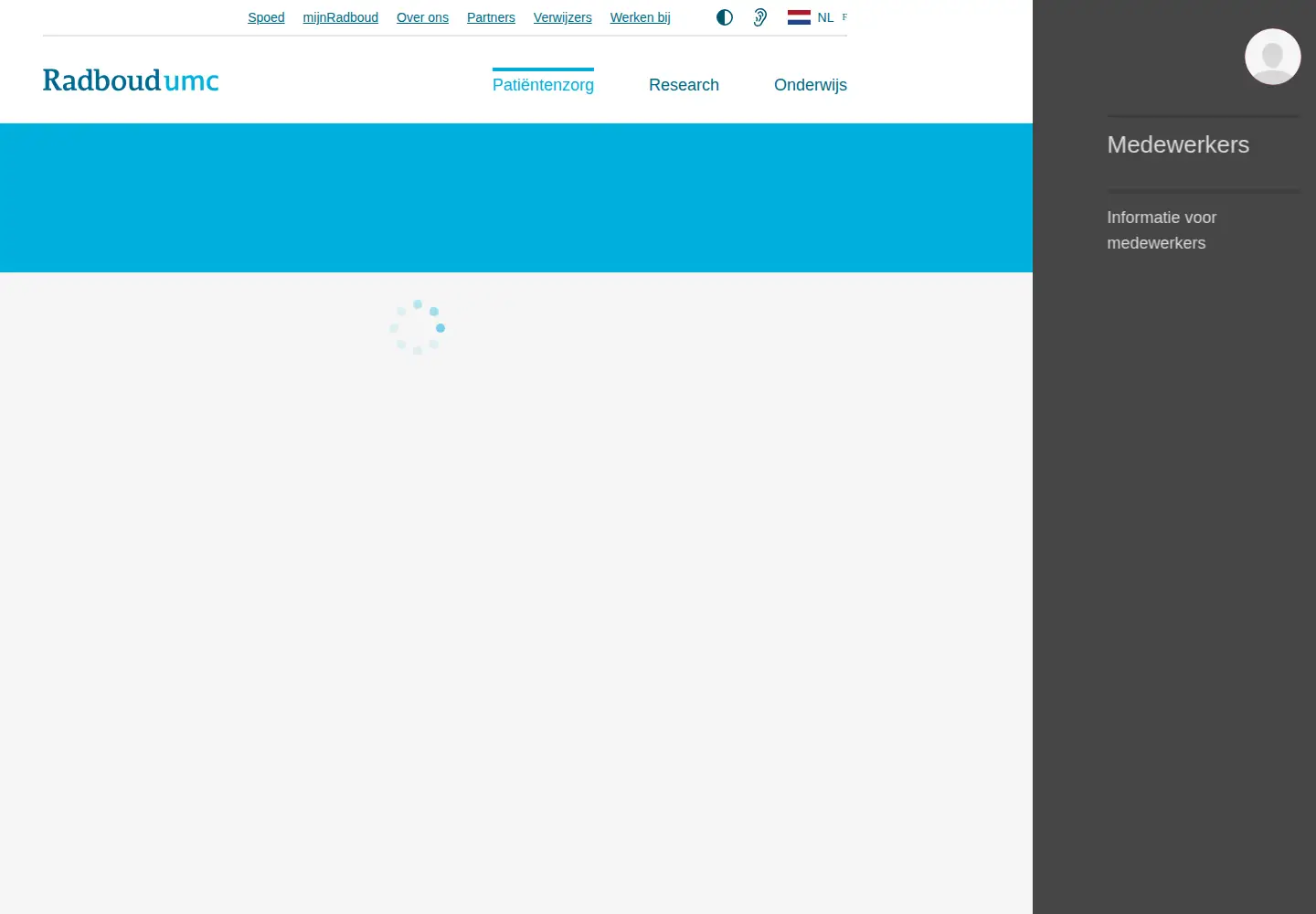 Screenshot of radboudumc.nl
