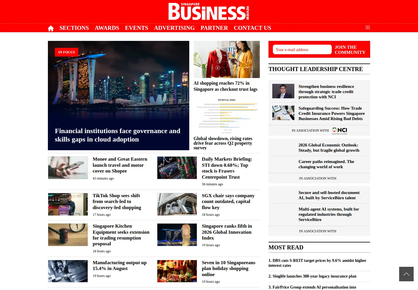 Screenshot of sbr.com.sg