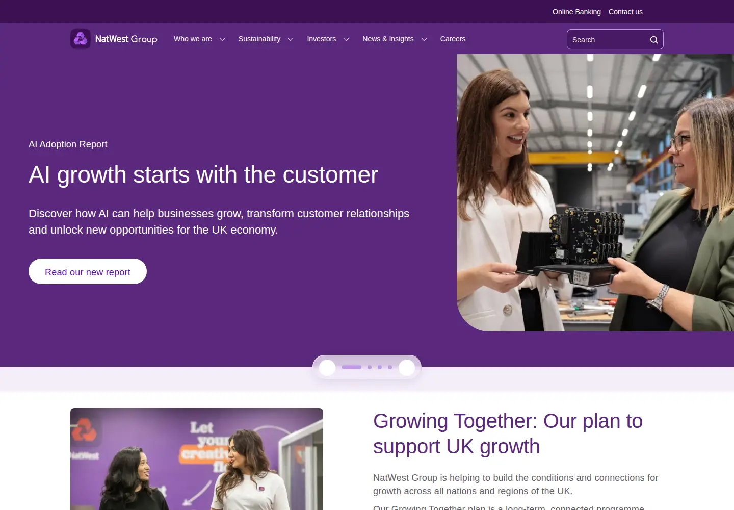 Screenshot of natwestgroup.com