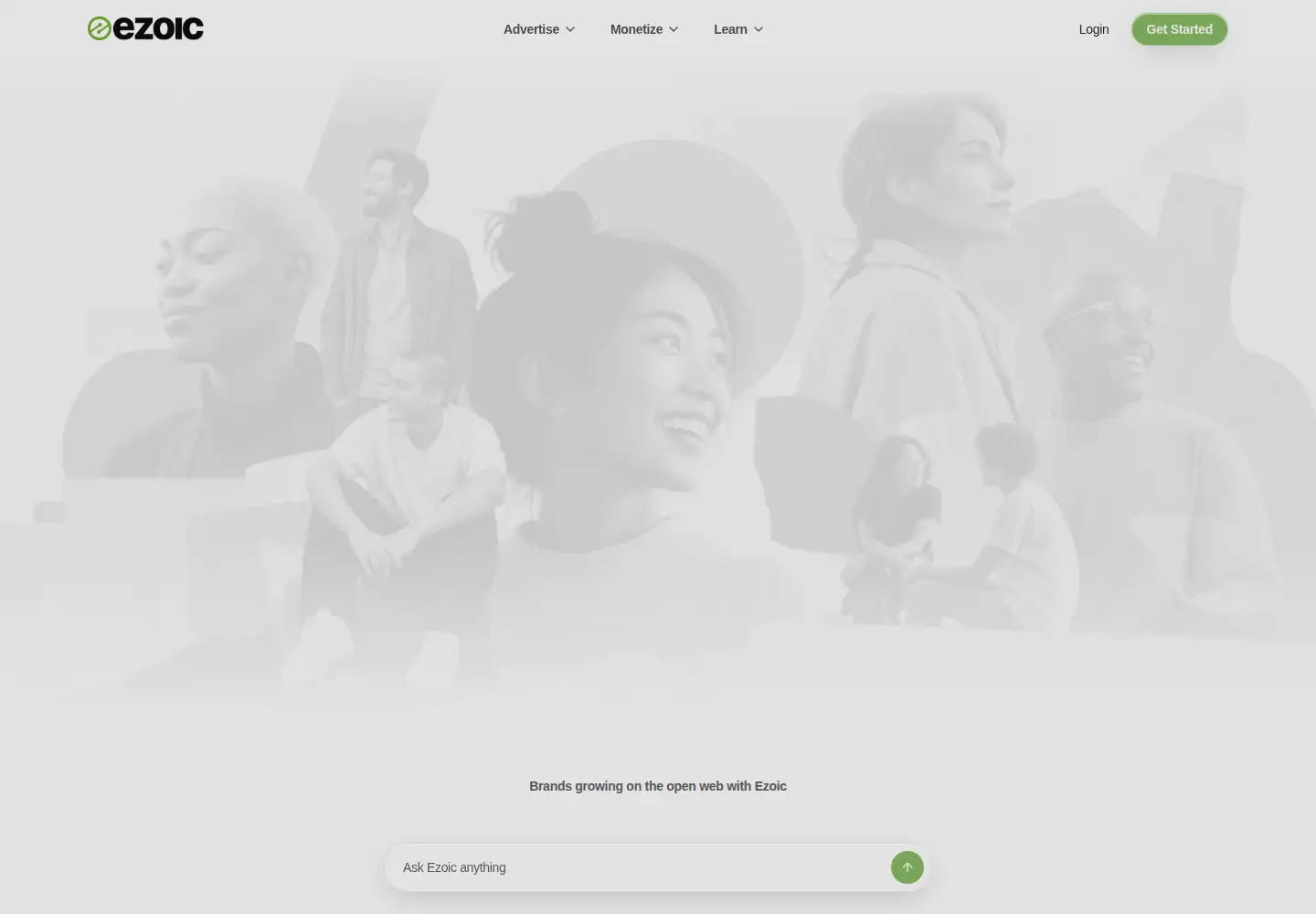 Screenshot of ezoic.com