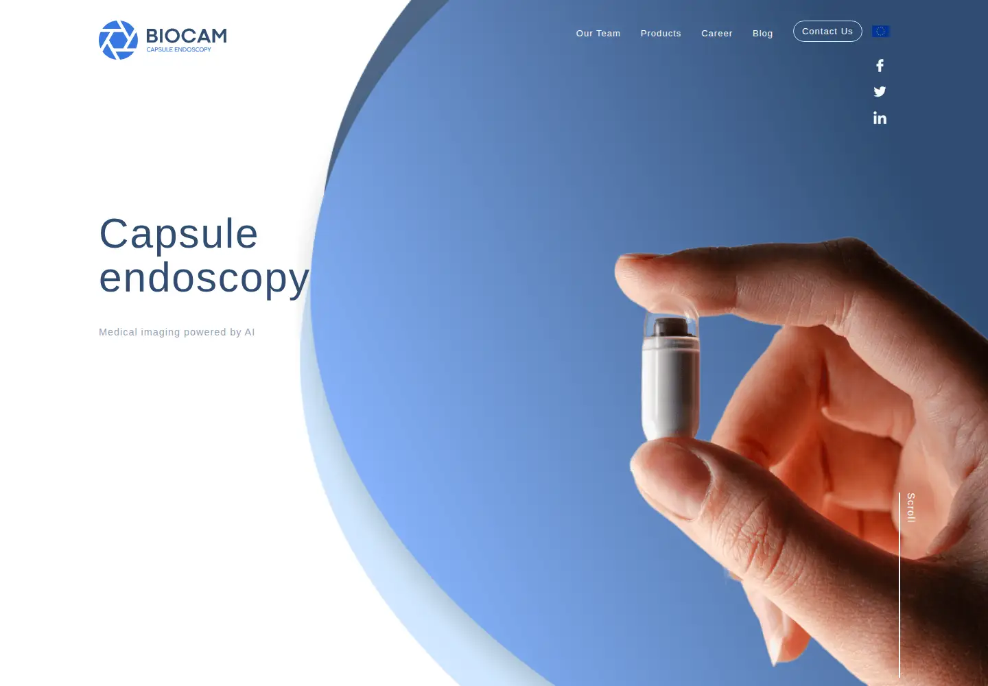 Screenshot of biocam.ai