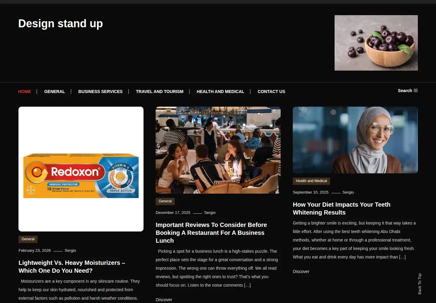 Screenshot of designstandup.com