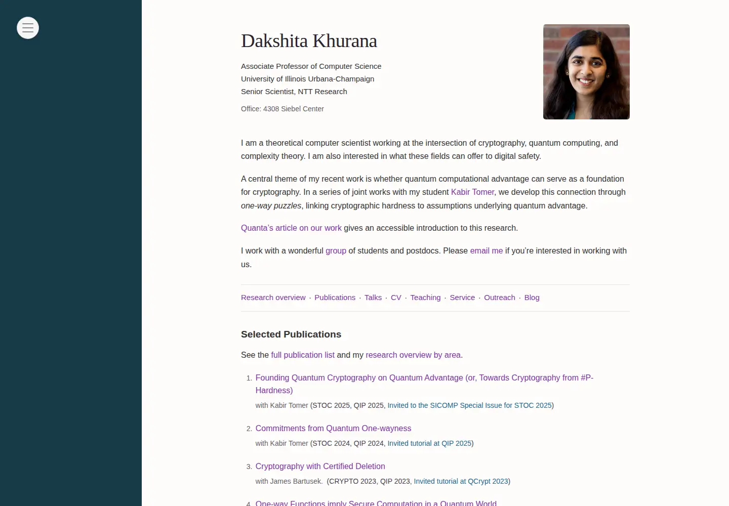 Screenshot of dakshitakhurana.com
