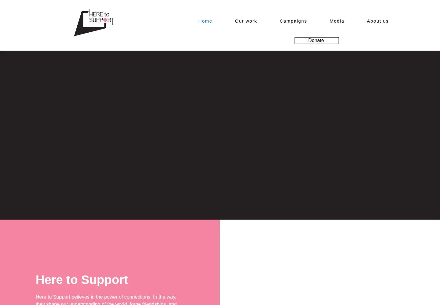 Captured homepage of heretosupport.nl in the current scan