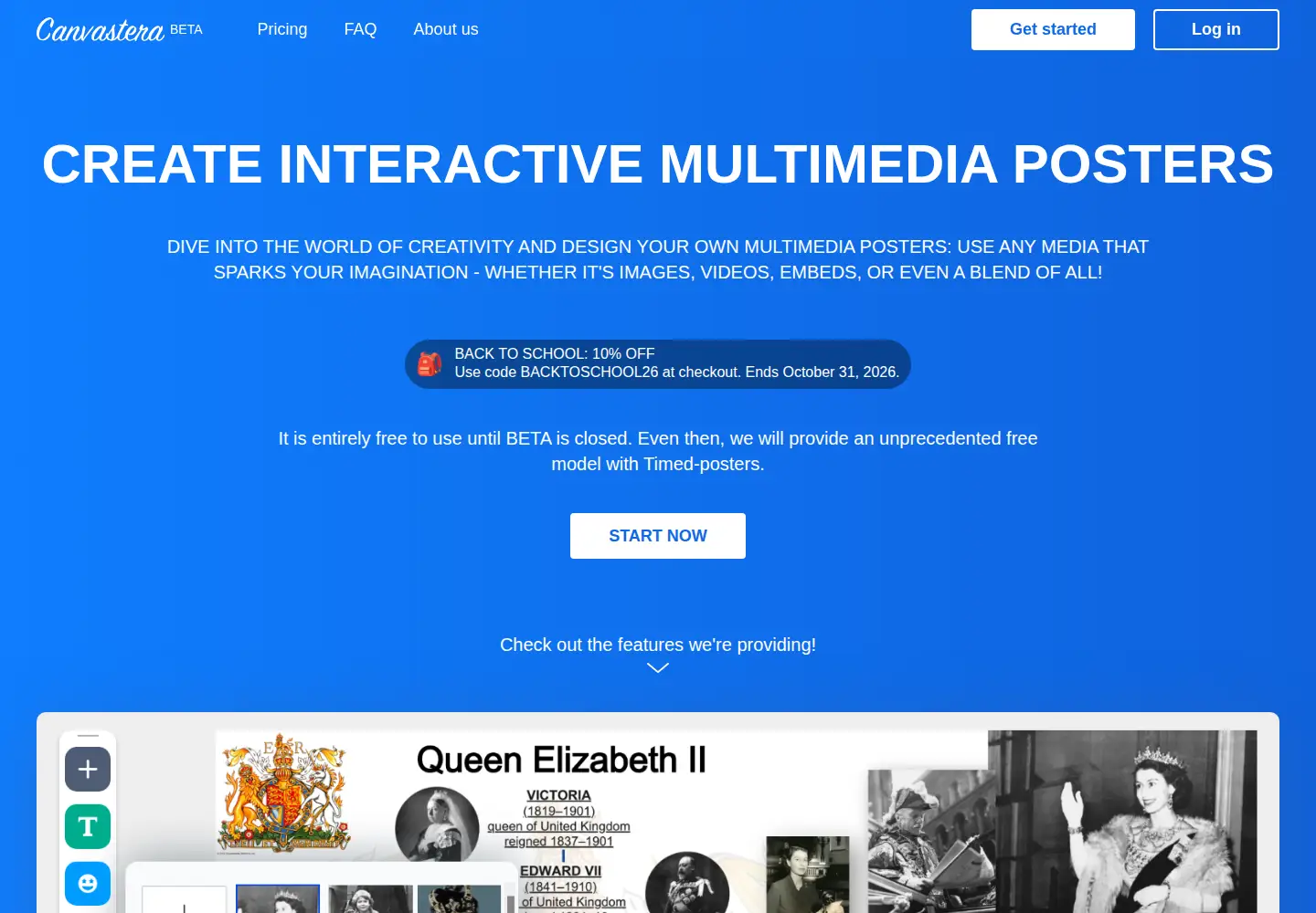 Screenshot of canvastera.com