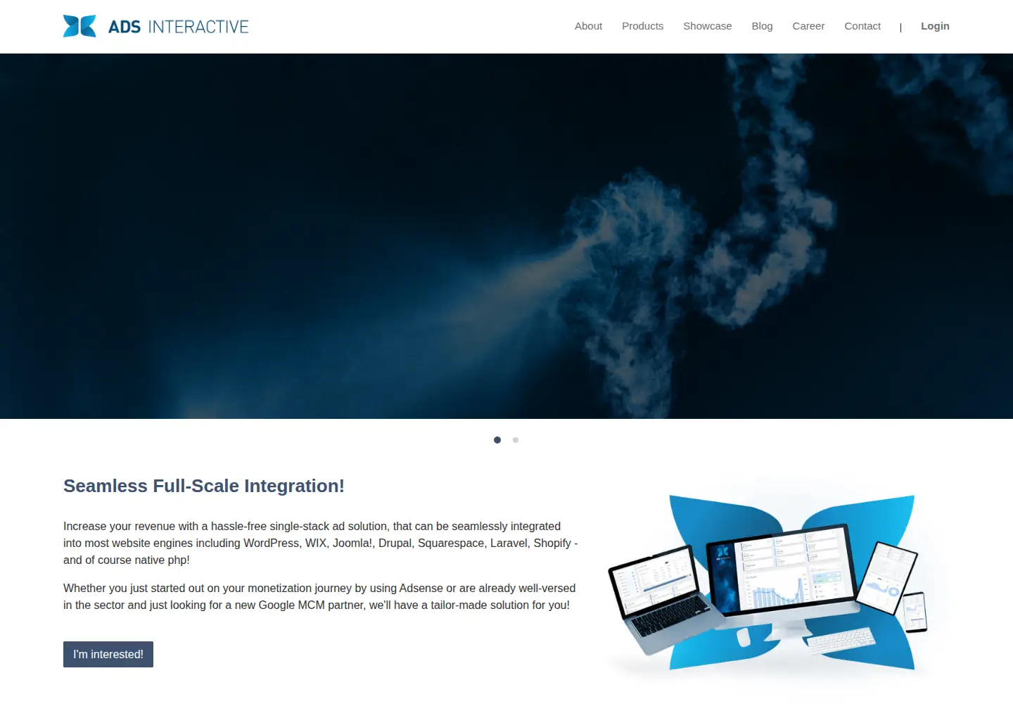 Screenshot of adsinteractive.com
