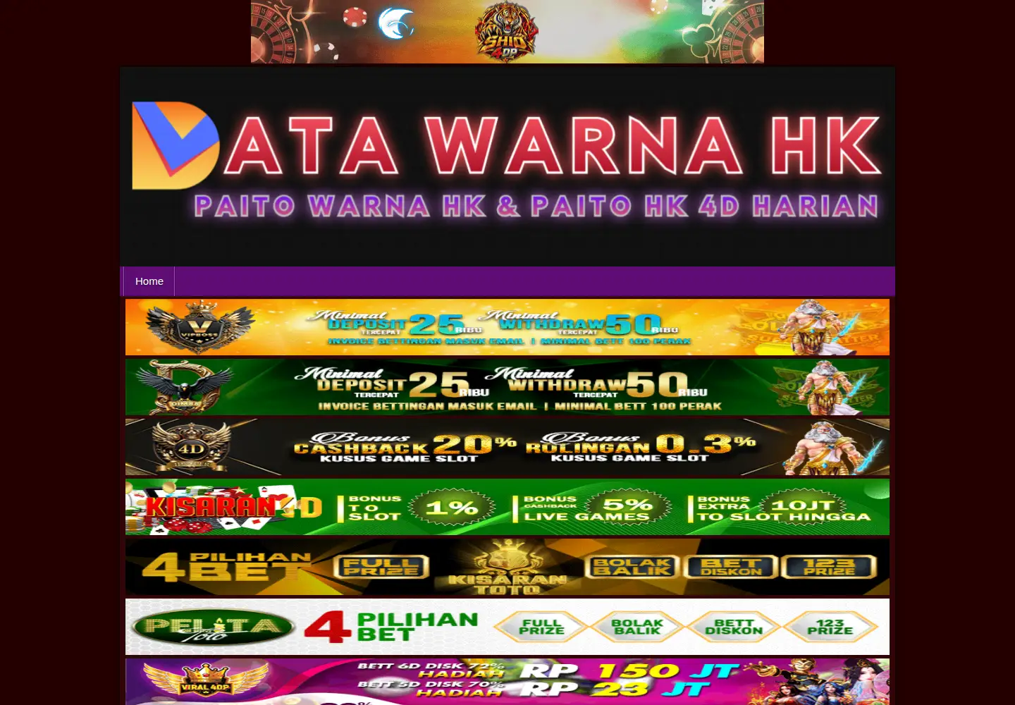 Screenshot of datawarnahk.club