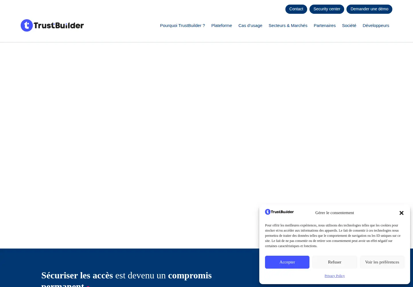 Screenshot of trustbuilder.com