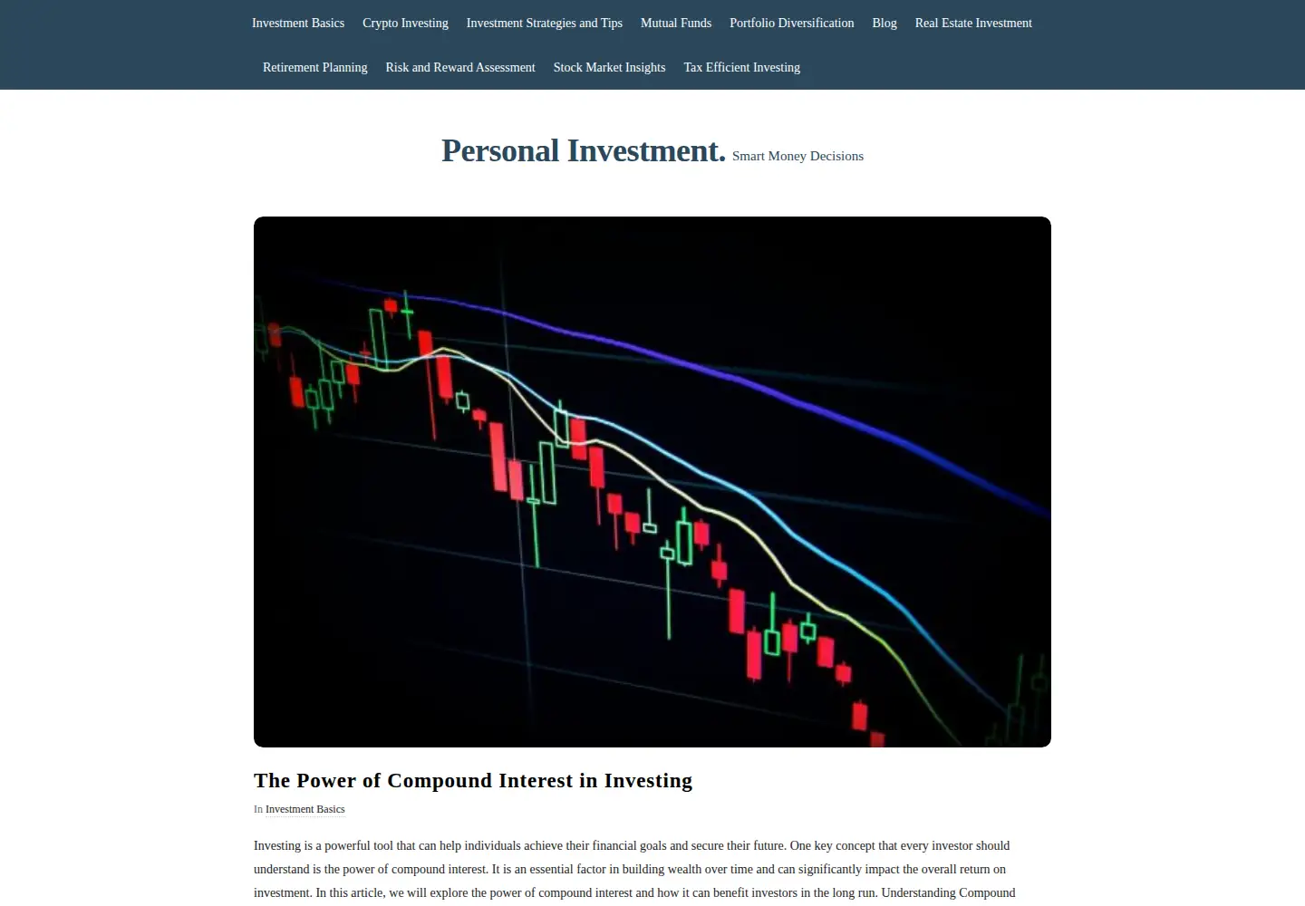 Screenshot of personal-investment.net
