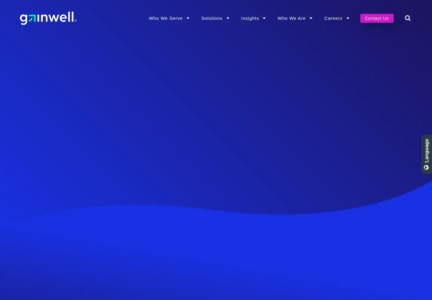 Screenshot of gainwelltechnologies.com