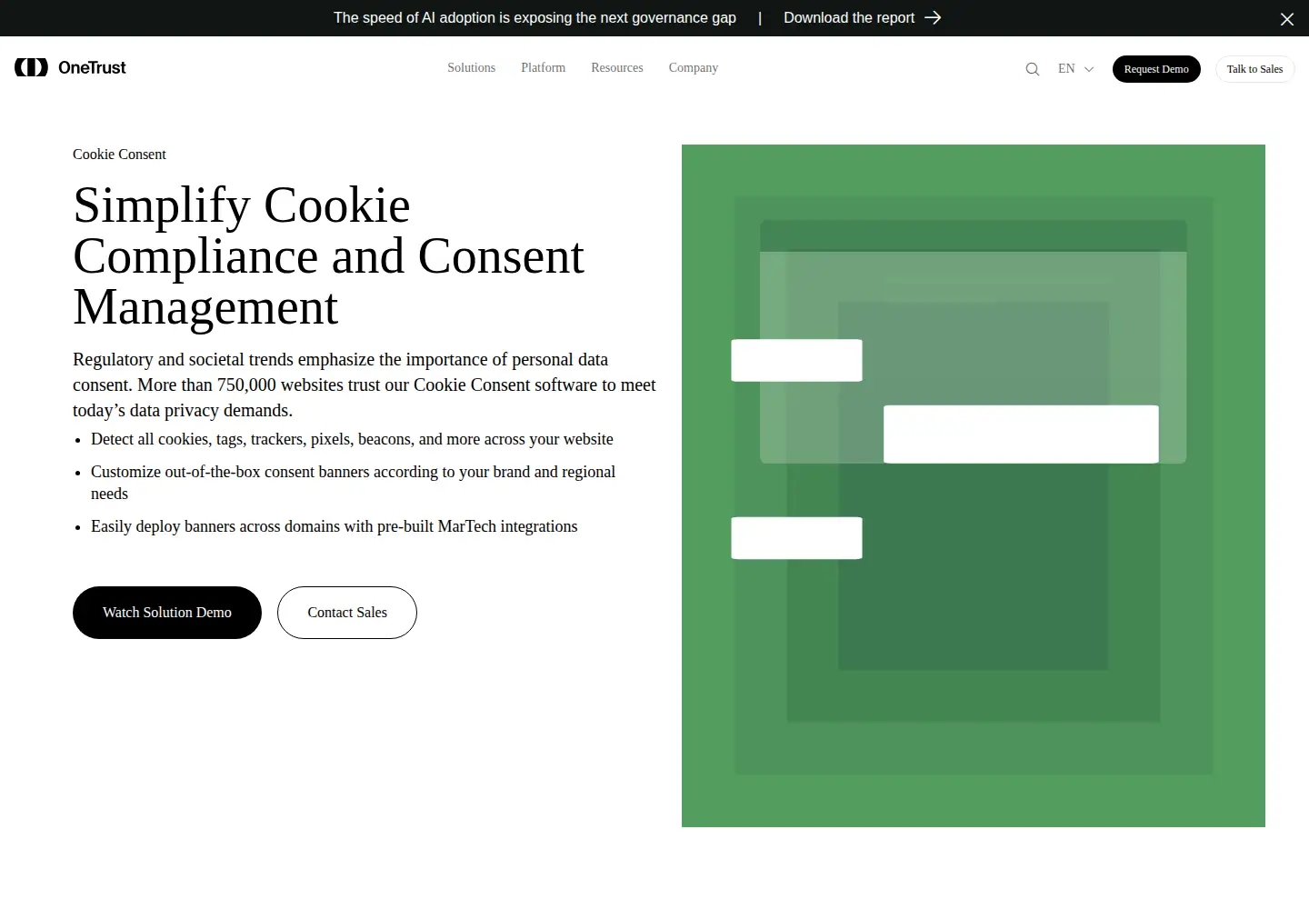 Screenshot of cookielaw.org
