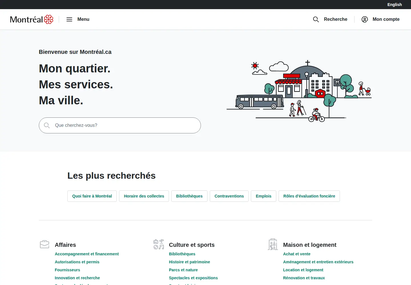 Screenshot of montreal.ca