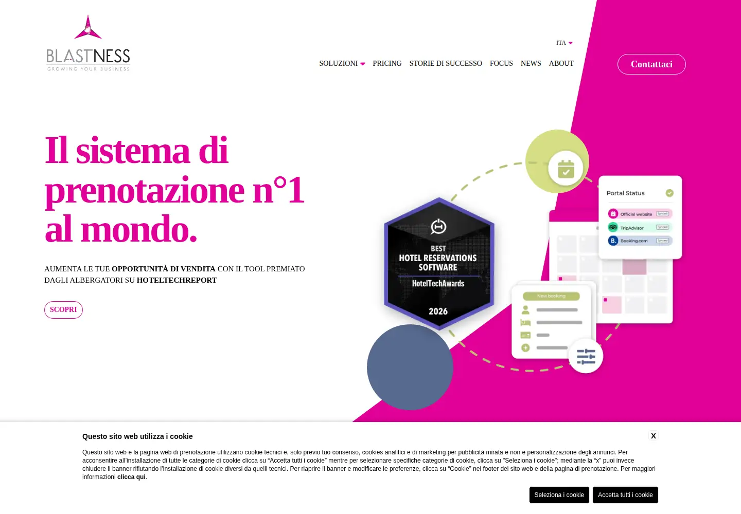 Screenshot of blastness.com