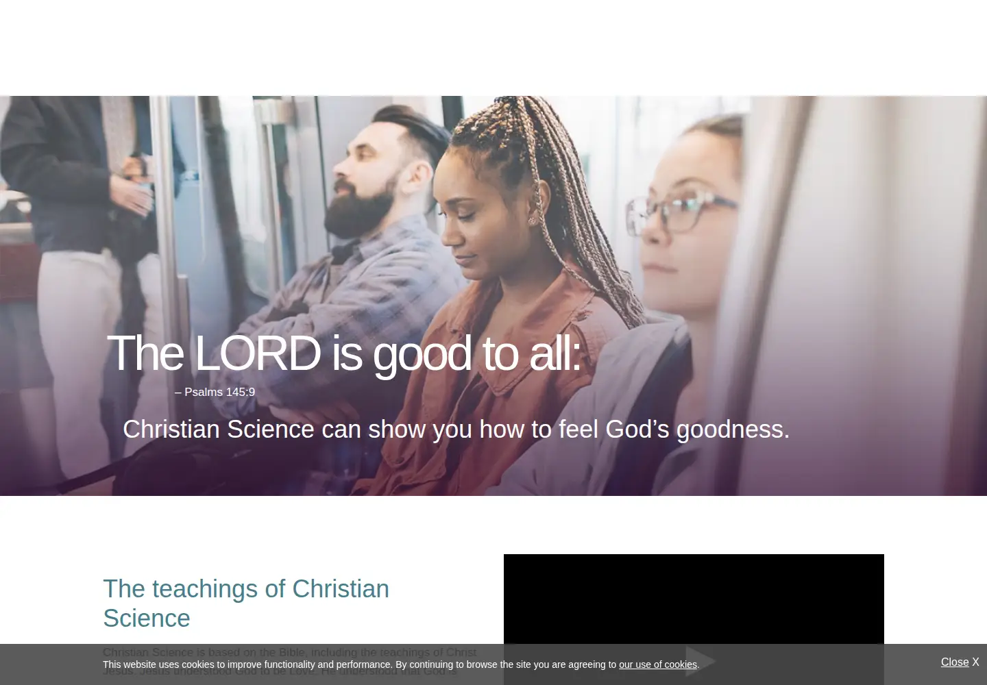 Screenshot of christianscience.com