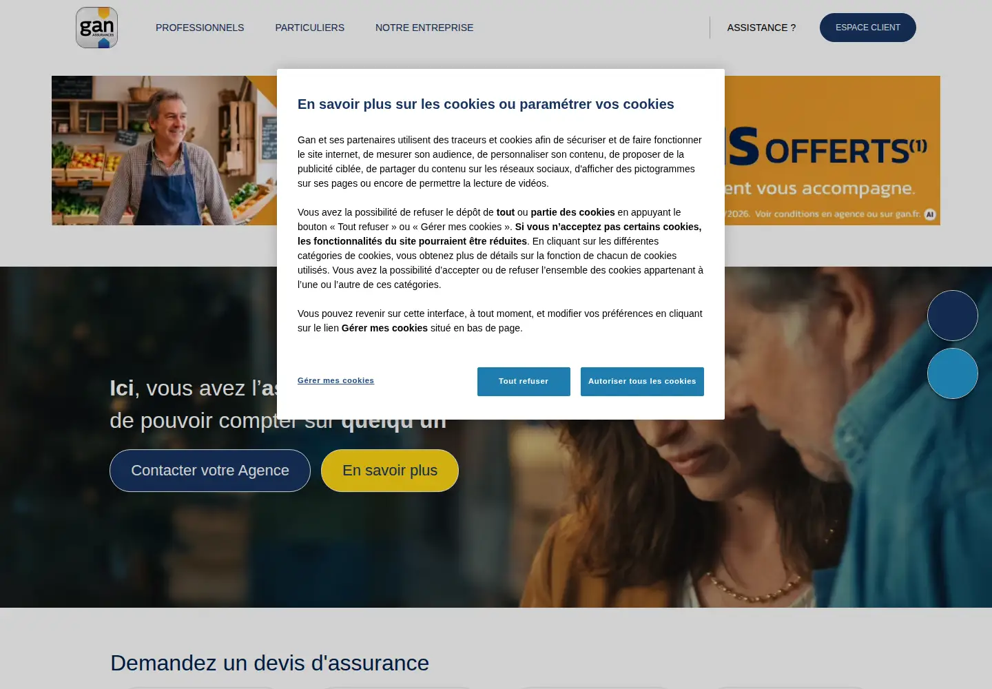 Screenshot of gan.fr