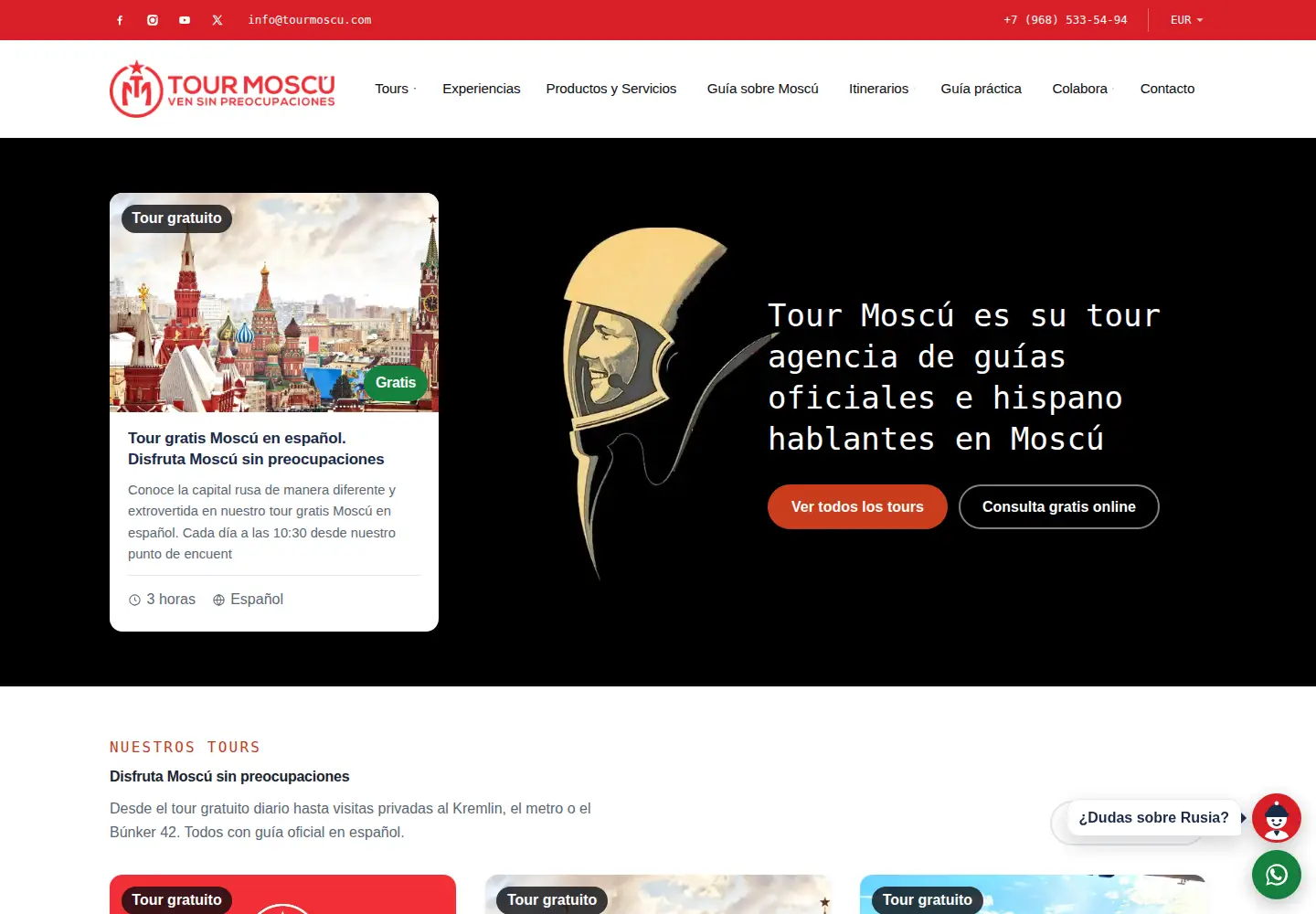 Screenshot of tourmoscu.com
