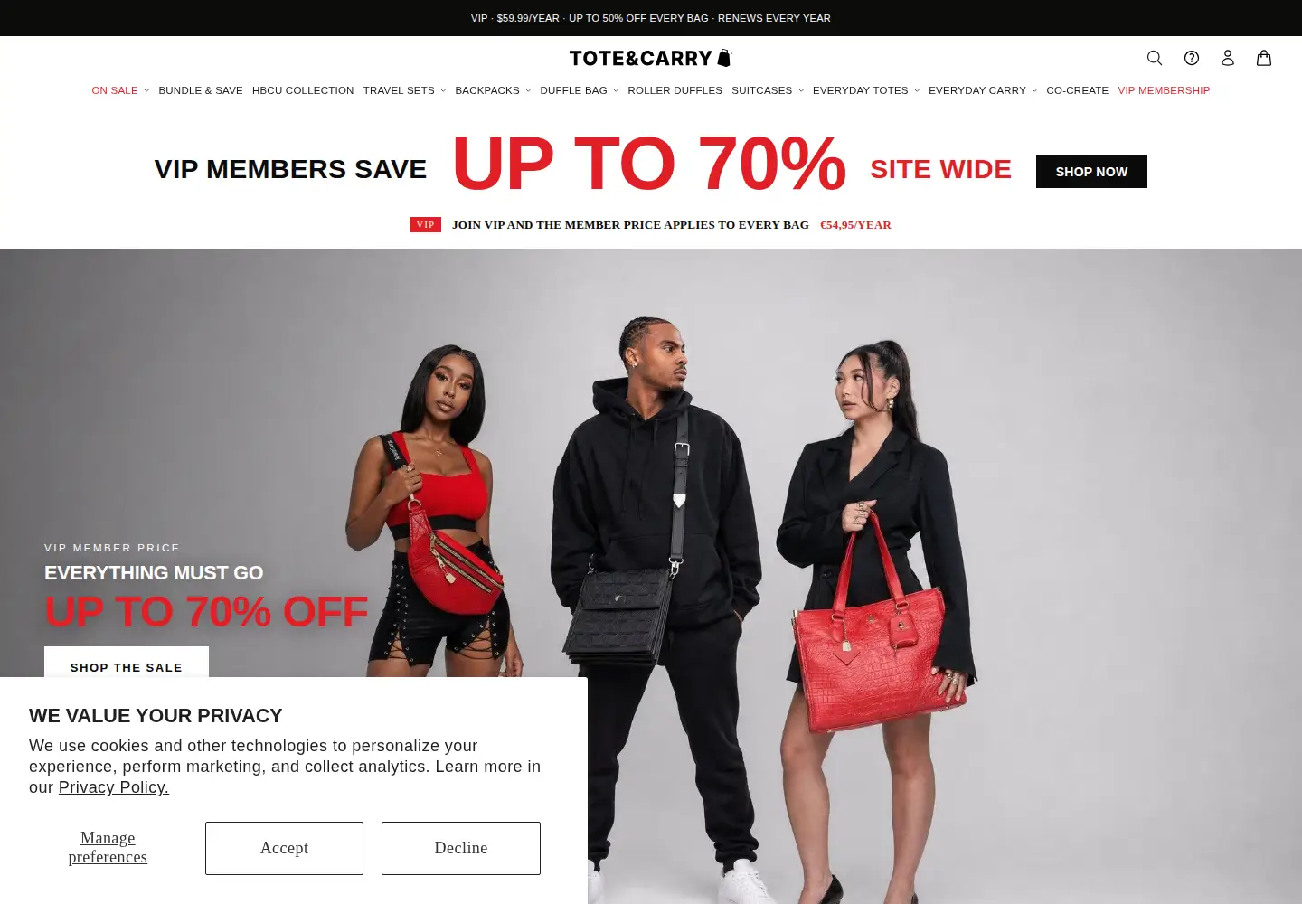 Screenshot of totencarry.com