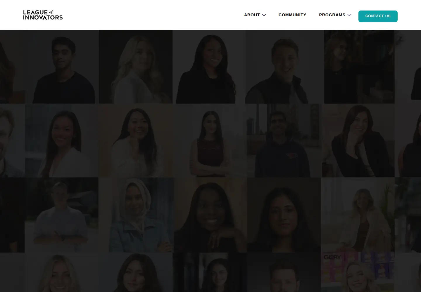 Screenshot of theleagueofinnovators.org