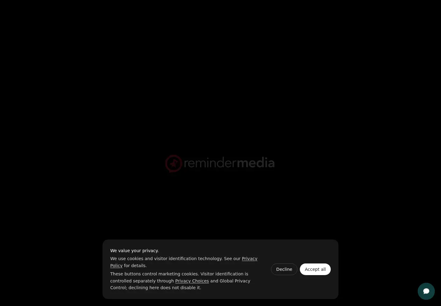 Screenshot of remindermedia.com