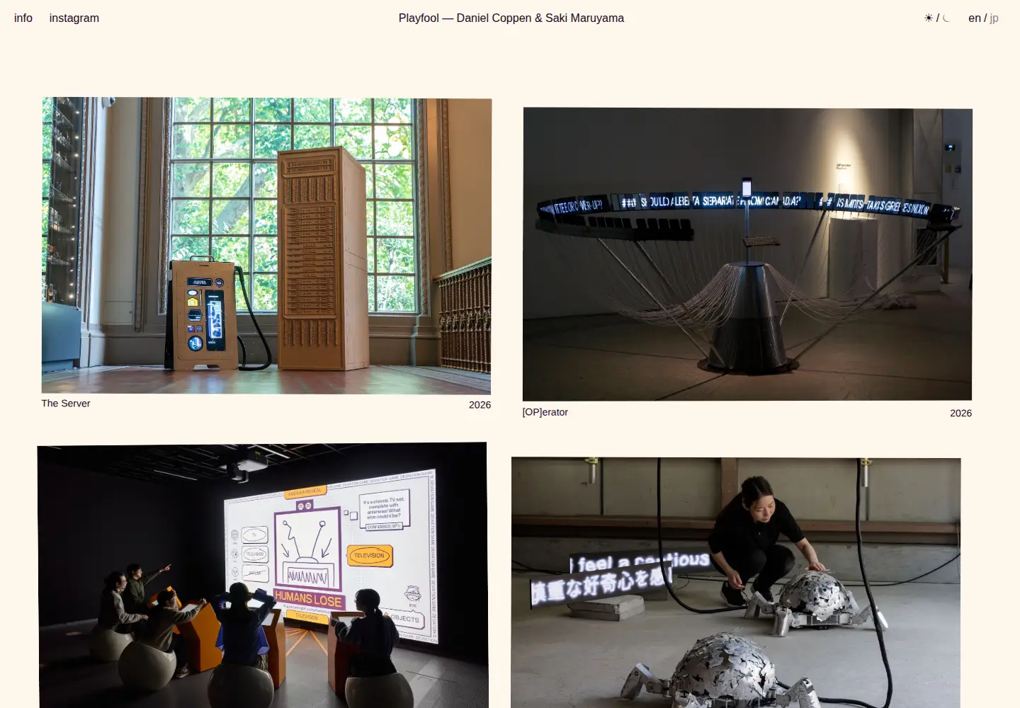 Screenshot of studioplayfool.com