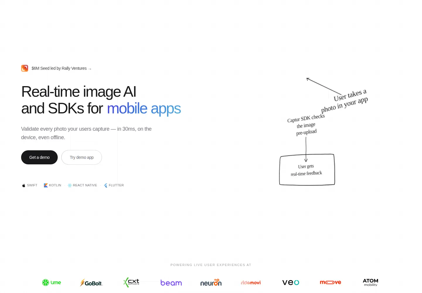 Screenshot of captur.ai