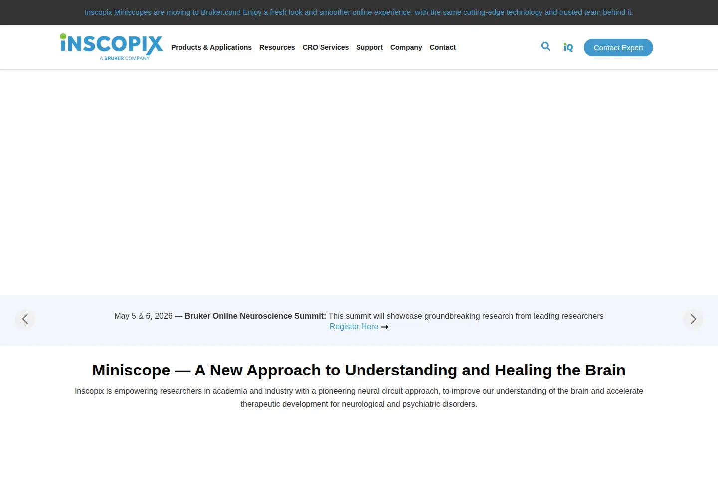 Screenshot of neurescence.com