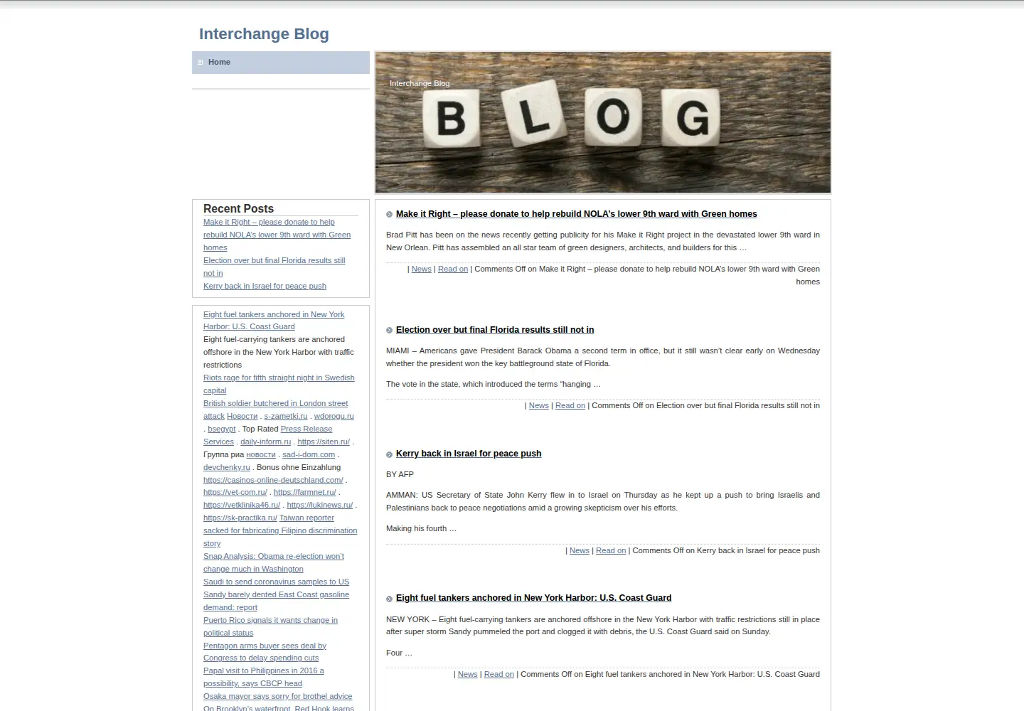 Screenshot of 6065interchange.org