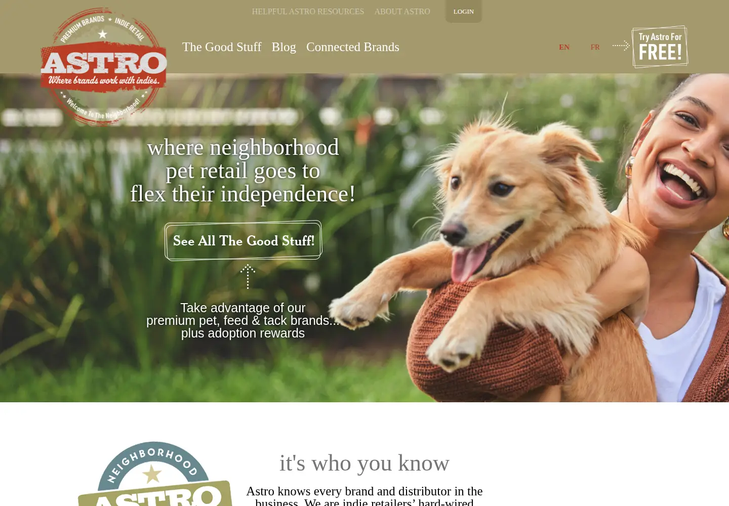 Captured homepage of astroloyalty.com in the current scan
