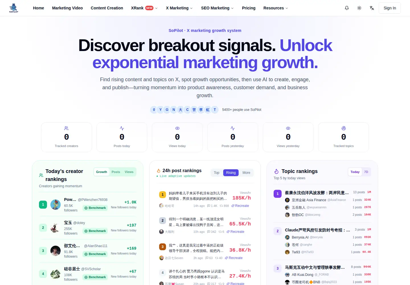 Screenshot of sopilot.net