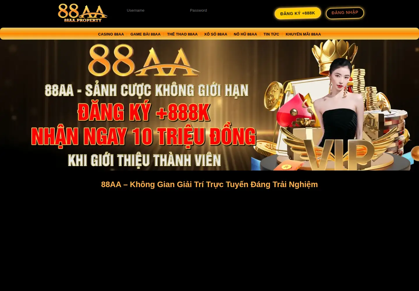 Screenshot of 88aa.property