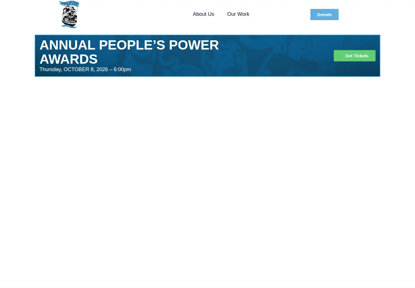 Screenshot of maketheroadnj.org