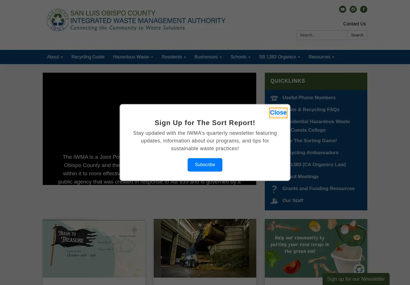 Screenshot of iwma.com