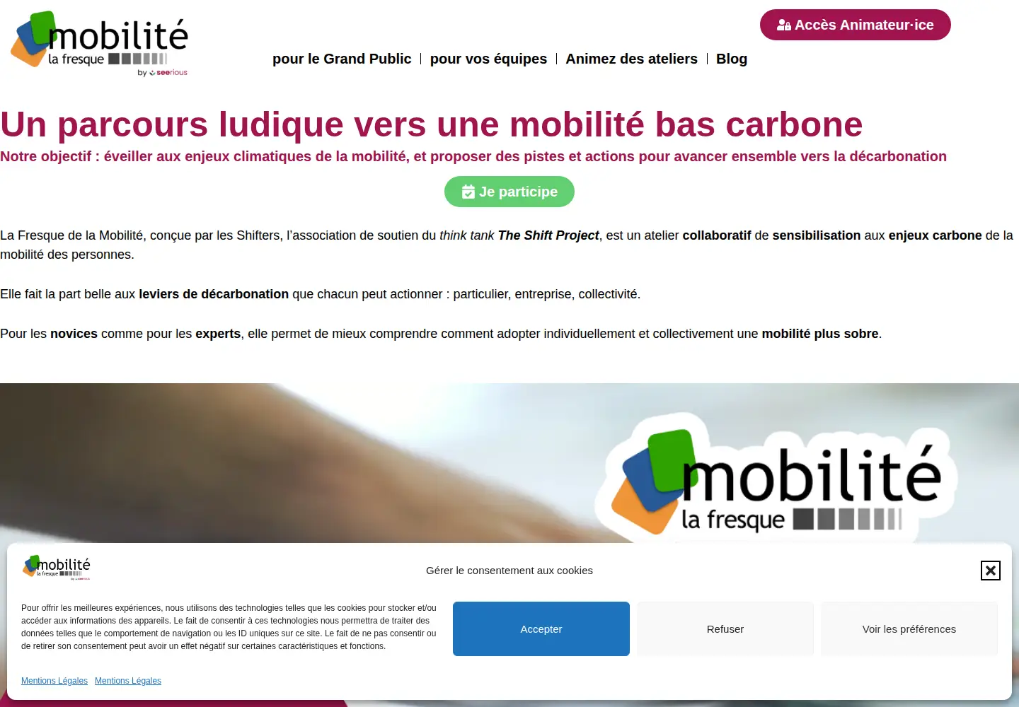 Screenshot of fresquedelamobilite.org