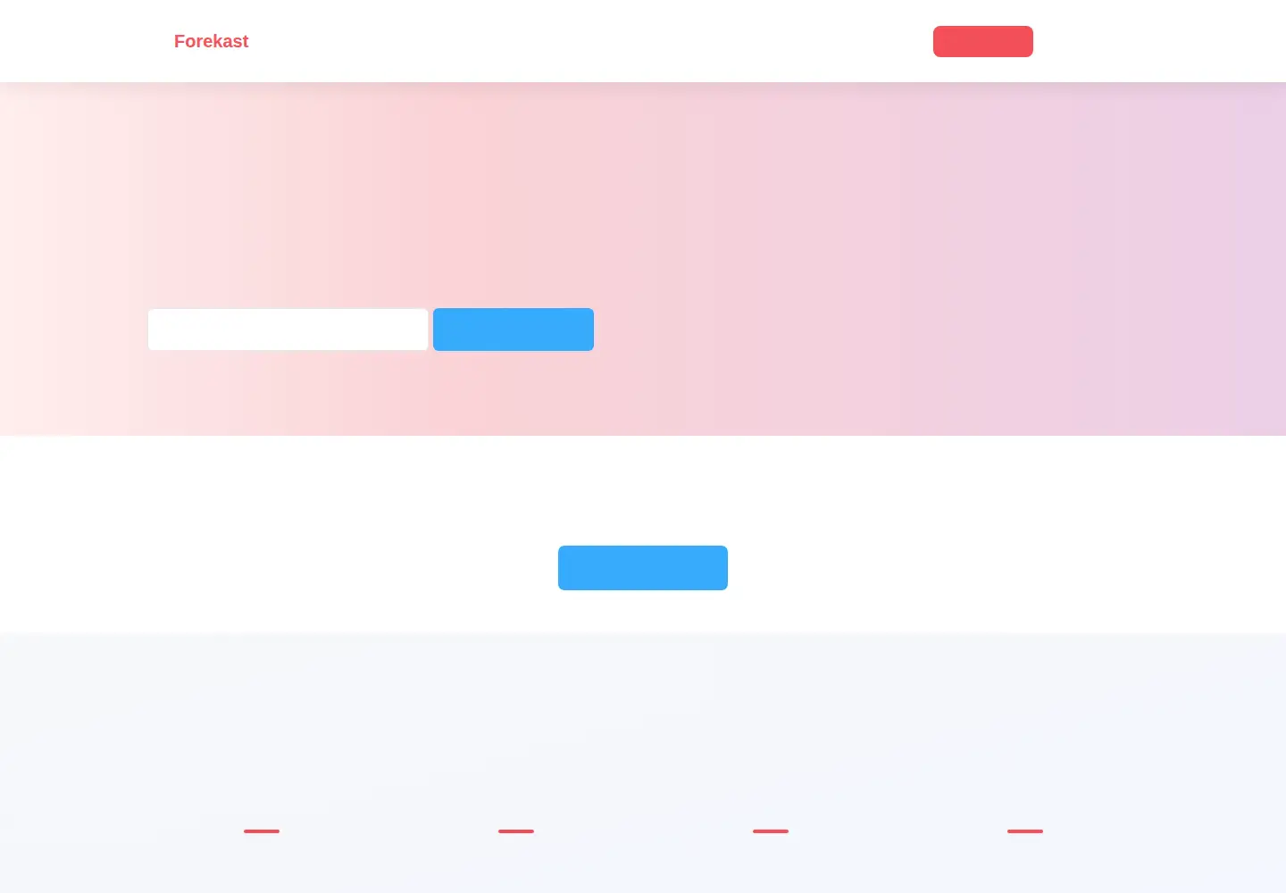 Screenshot of forekast.com