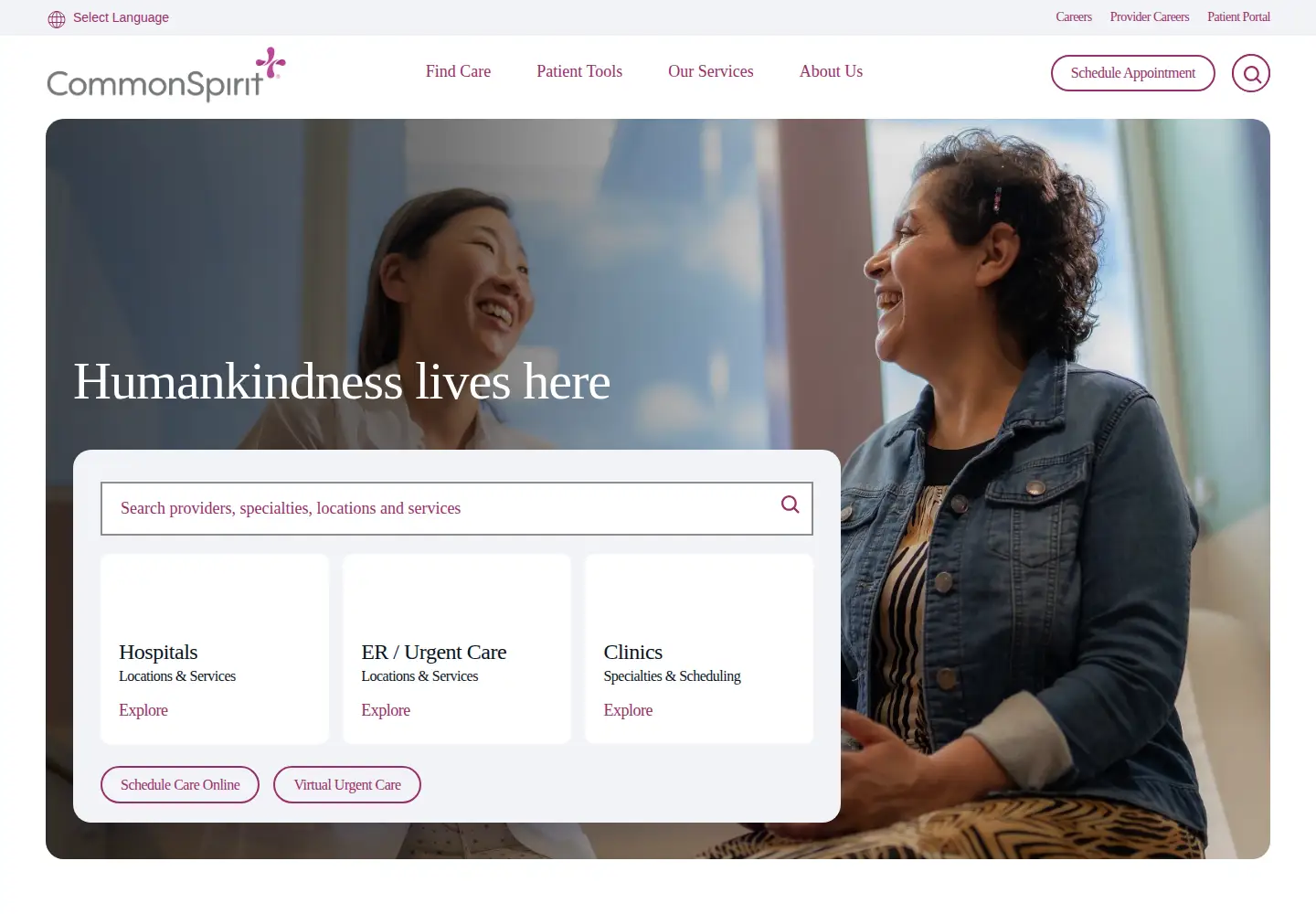 Screenshot of centura.org