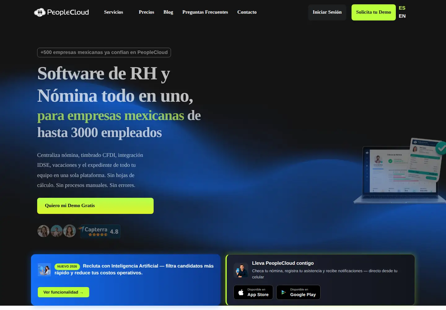 Screenshot of people-cloud.com
