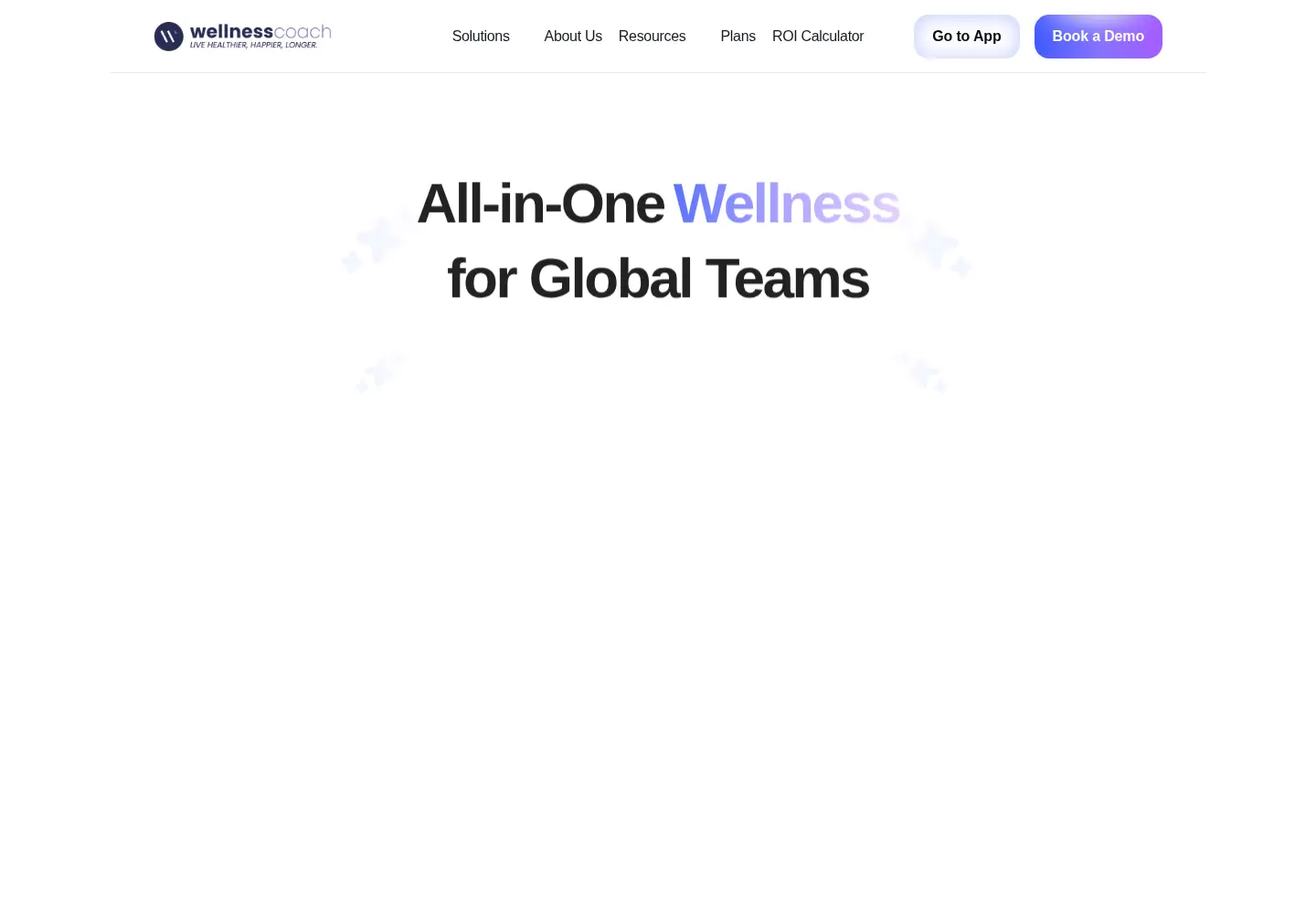 Captured homepage of wellnesscoach.live in the current scan
