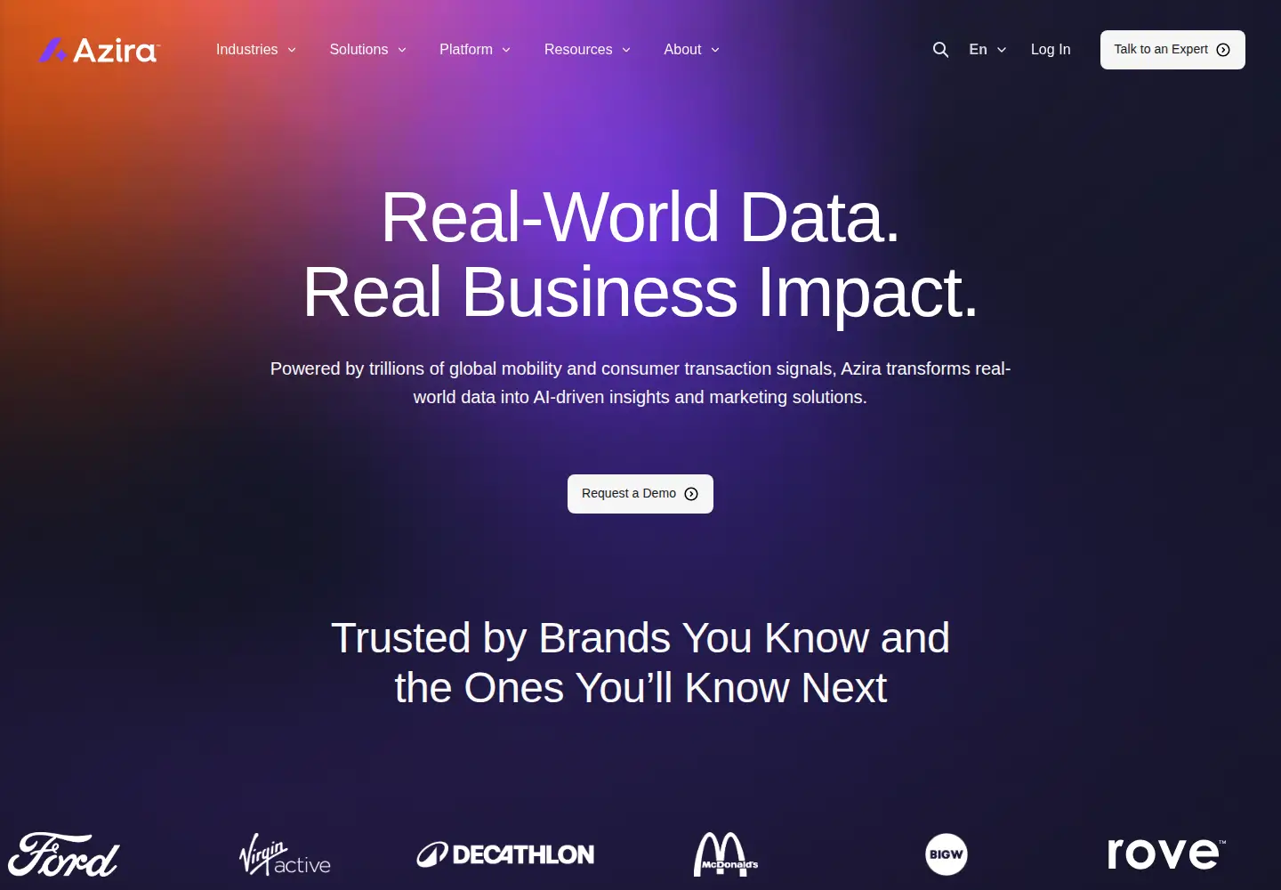 Screenshot of azira.com