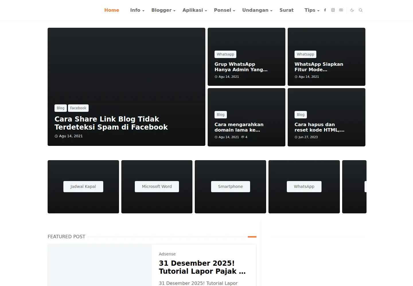 Captured homepage of dualipa.id in the current scan