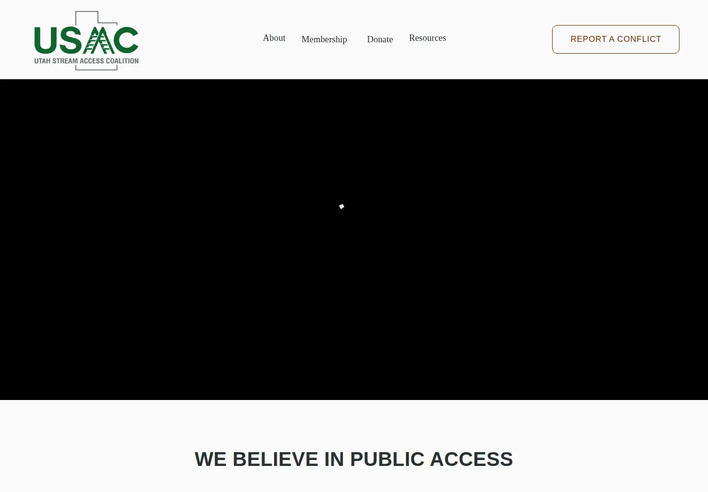 Screenshot of utahstreamaccess.org