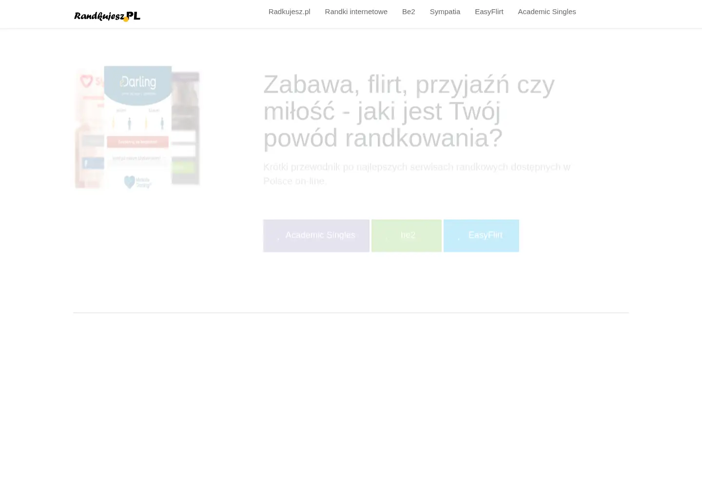 Captured homepage of randkujesz.pl in the current scan